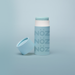 Load image into Gallery viewer, Front view of NÖZ facial sunscreen the the shade blue.
