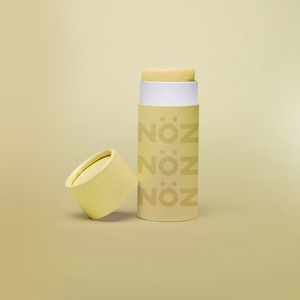 Front view of NÖZ facial sunscreen the the shade yellow.